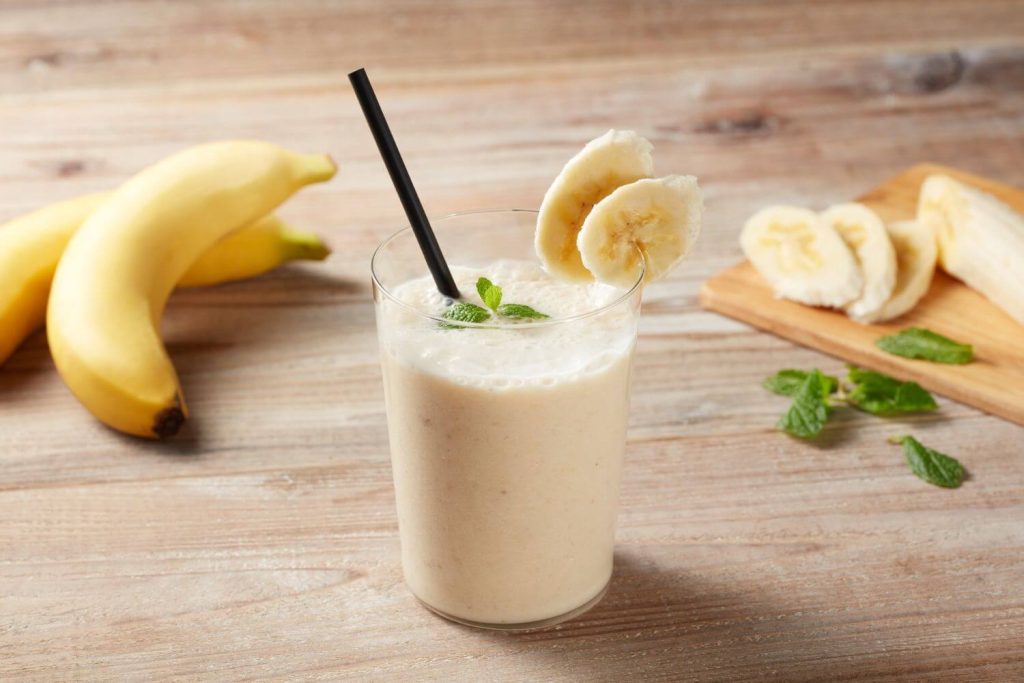 Bananen smoothie als maaltijdshake
