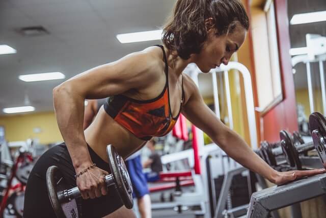 dumbbell row