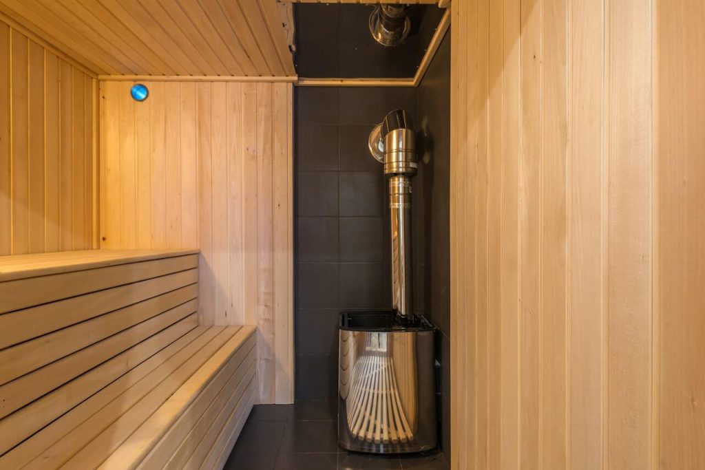 een traditionele finse sauna
