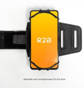r2B Hengelo hardloop telefoonhouder