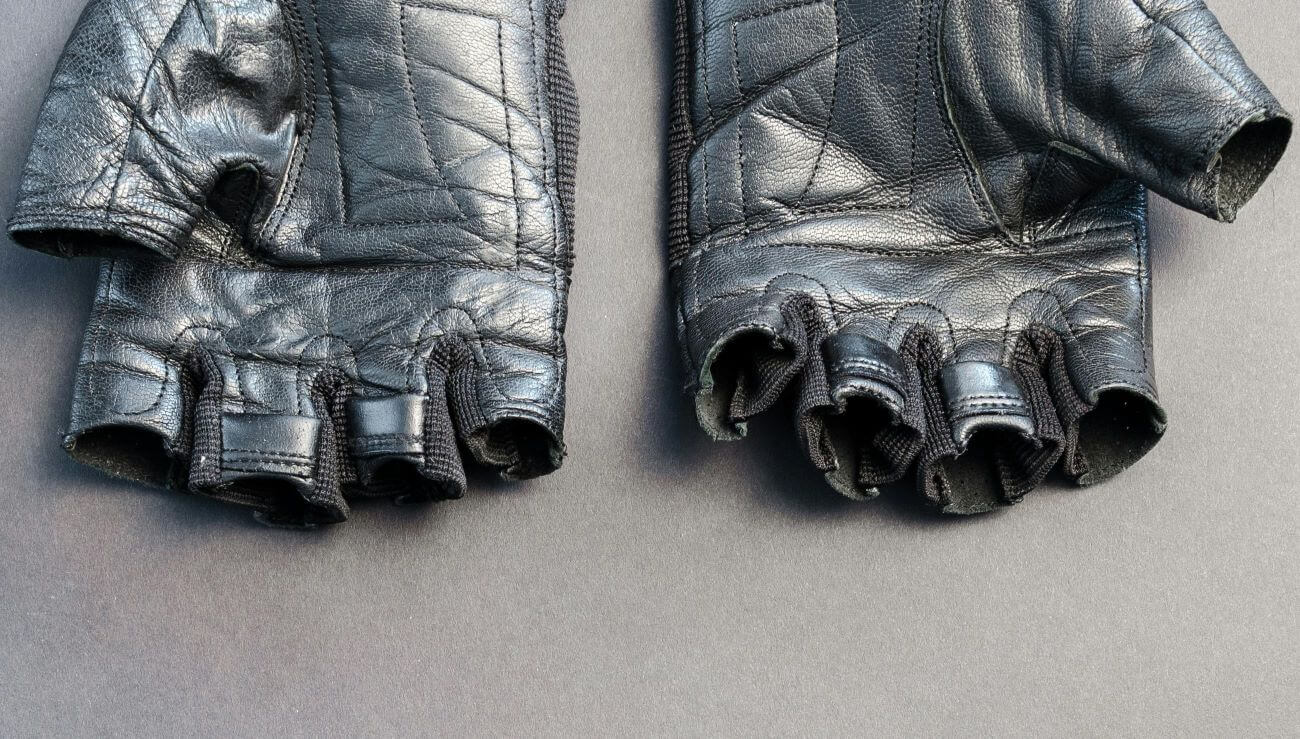 Zwarte CrossFit handschoenen
