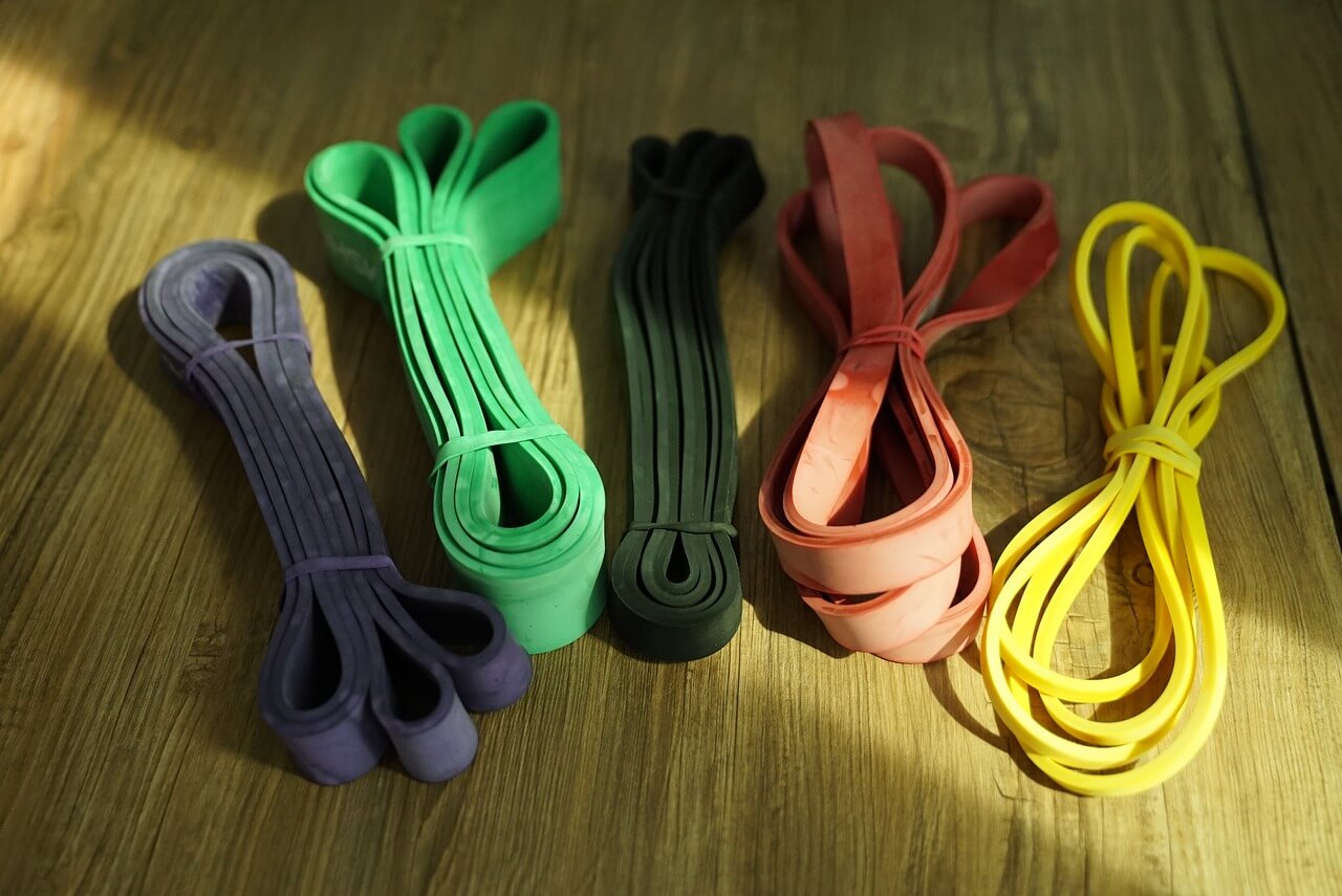 Weerstandsbanden in verschillende kleuren en sterkte